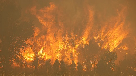 Incendios y ola de calor FOTO: EMILIO FRAILE  EUROPA PRESS